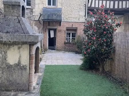 à louer – maison de ville 4 pièces – duclair – bord de seine