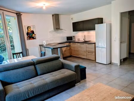 t2 50m² meublé avec jardin  box  cave et parkin