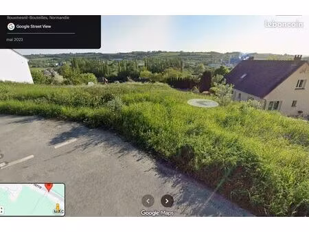 terrain 600 m² rouxmesnil bouteilles