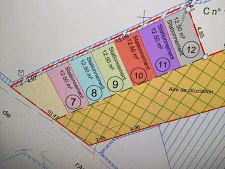 places de stationnement à vallières-sur-fier