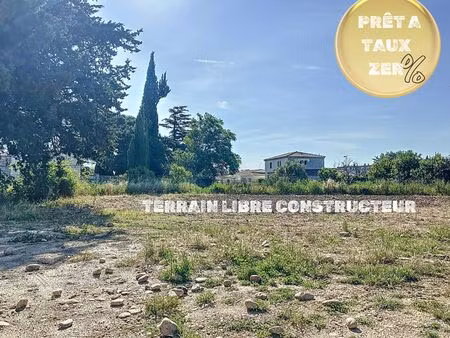 terrain 400 m² le pontet