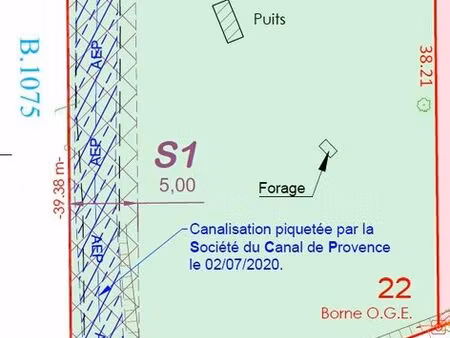 terrain à bâtir sur cucuron