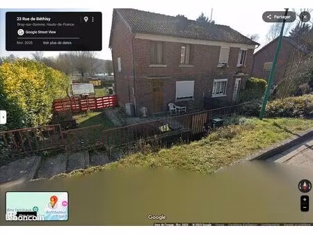 maison a vendre 23 rue de bethisy 80340 bray sur somme a mr ridon christian 15 che mont au