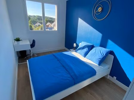 chambre meublée dans t5 rénové / gare sud