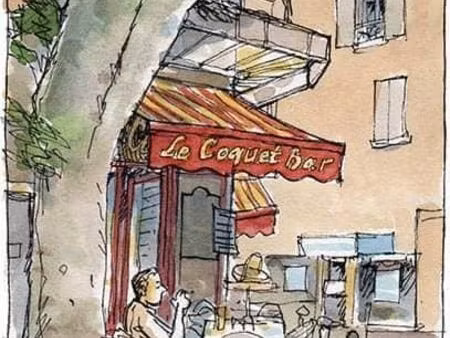 pas de porte/fonds de commerce. le coquet bar cavaillon  face mairie et parking