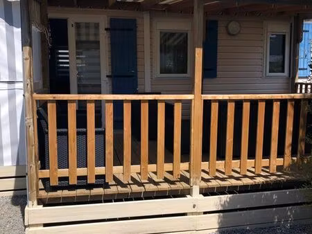 mobilhome et terrain à vendre