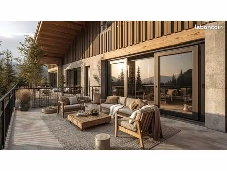 appartement - 4 pièces - samoens centre résidentiel