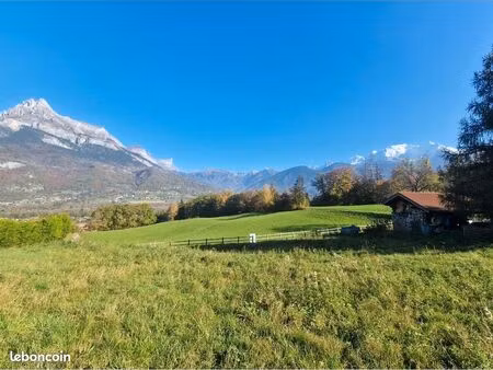 terrain viabilisé vue mont blanc
