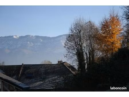 bourget du lac / la motte servolex t1 2 terrasses garage
