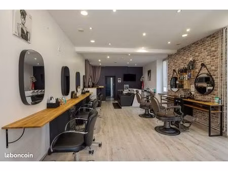fond de commerce salon de coiffure – centre-ville  70 m²  prêt à travailler