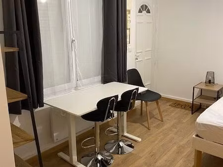 studio meublé entièrement rénové à louer