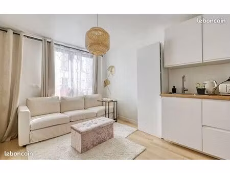 studio meublé et renové de 25m² - centre nemours