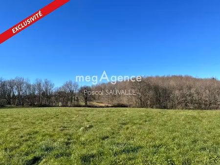 vente terrain 3230 m² à campsegret (24140)  36 000 €