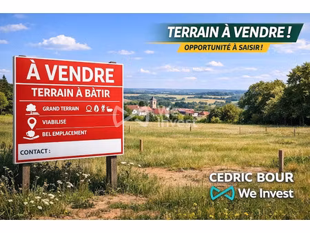 vente terrain 911 m² à sedan (08200)  42 000 €