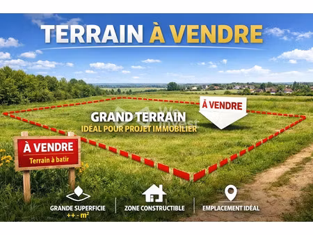vente terrain 2060 m² à cheffois (85390)  50 000 €