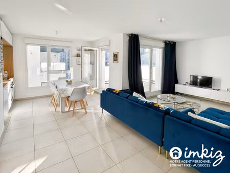 vente appartement 3 pièces 65 m² villeurbanne (69100)