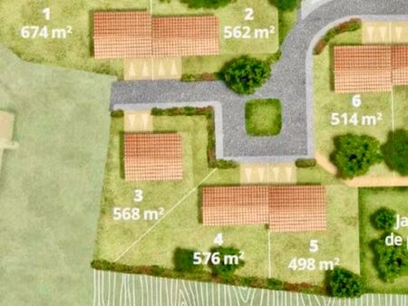terrain constructible 674m2