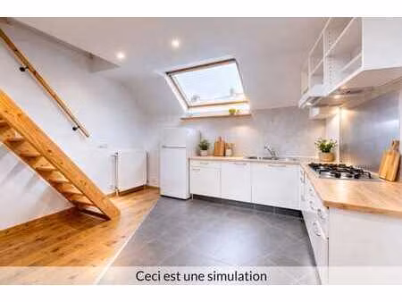 quartier flagey - appartement +/- 53 m2