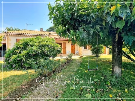 maison plain-pied 121m² - 4 chambres - terrain 2116m² - creysse