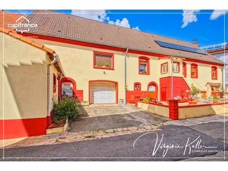 lemberg (57) - maison individuelle de plain-pied sans travaux 130 m² hab - sous-sol total 