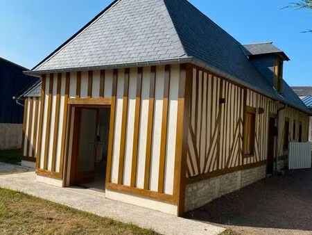 à louer à beuvron en auge maison normande rénovée en très bon état