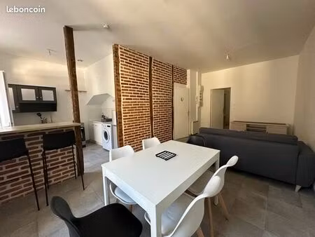 appartement t2 + terrasse + cave