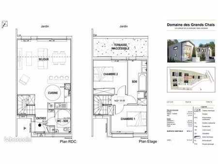 appartement 3 pièces 67 m²