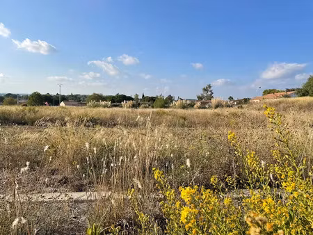 vente terrain 490 m² à cazouls-lès-béziers (34370)  115 000 €