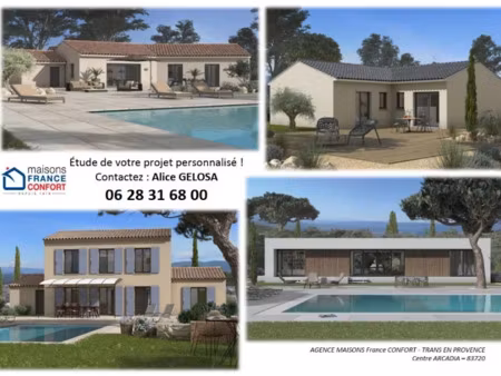 vente terrain 540 m² à la motte (83920)  168 000 €