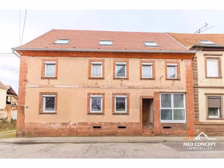 vente immeuble 11 pièces 236 m² à val-de-moder (67350)  148 000 €