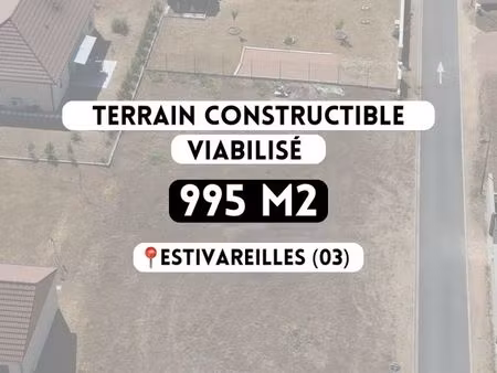 terrain constructible viabilisé