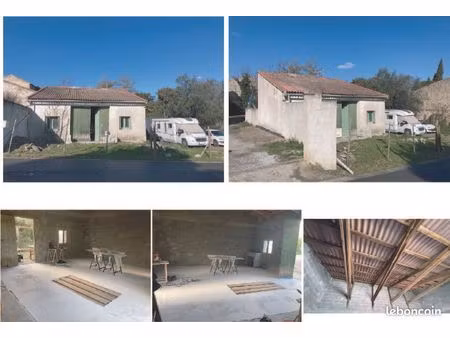 remise atelier de 54 m² sur 344m² de terrain constructible viabilisé