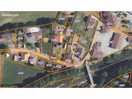 terrain 1086 m² savignac-les-ormeaux