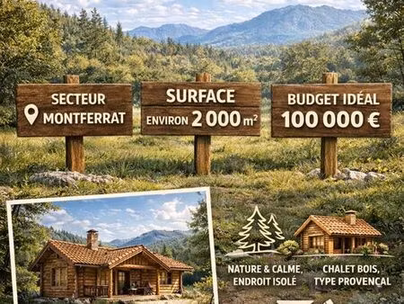 cherche terrain à vendre cadre vert et isolé