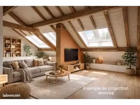 appartement de 115 m2 à rénover sous combles  gros potentiel  centre corcieux