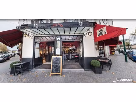 bar brasserie restaurant avec logement f3 a colombes 92