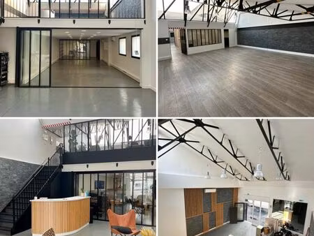 superbe local commercial loft 266 m2 sous verrières