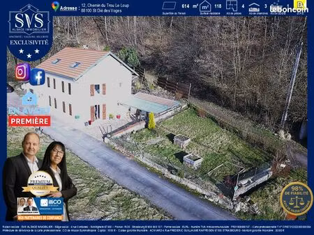 maison 4 pièces 118 m²