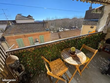 appartement traversant 4 pieces avec terrasse