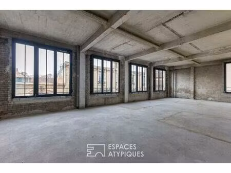 loft industriel brut à aménager