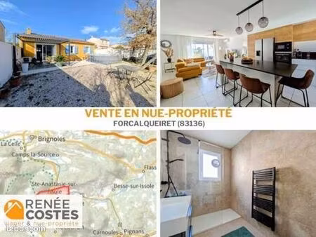 propriété en viager 81 m² forcalqueiret