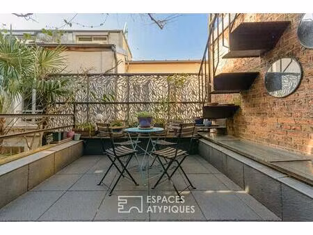 maison de ville à l'abri des regards