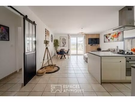 maison de plain-pied et grand terrain avec panorama sur l'alaric