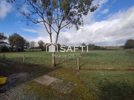 maison 4 chs+terrain 6490m²+sous sol complet