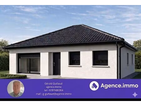 01300 peyrieu  à vendre une maison de 75m2 à construire