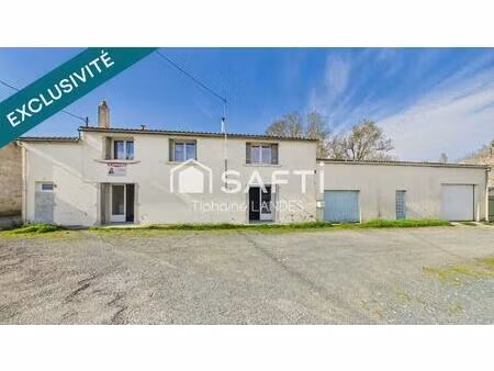 maison avec un bel atelier de 110m² attenant