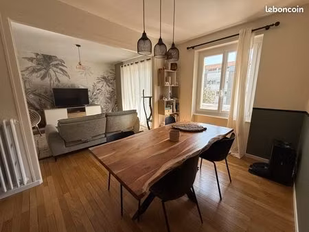 t3 meublé rénové 77 m² – calme  lumineux  tout équipé au centre de belfort