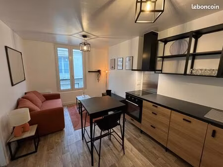 appartement t2 rénové et meublé - centre ville