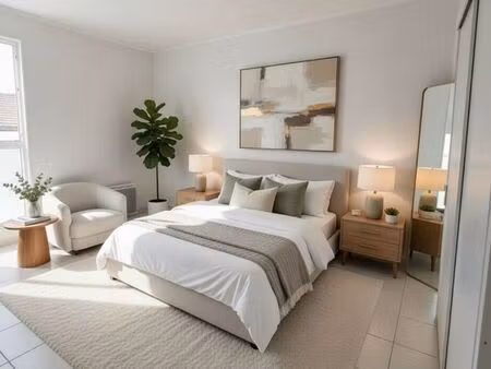 comme une maison  un duplex 90m² avec 3 chambres  terrasse  jardinet  garage (en sus)