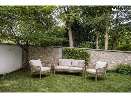 t3 50 m² avec double jardin – meulière – parc watteau